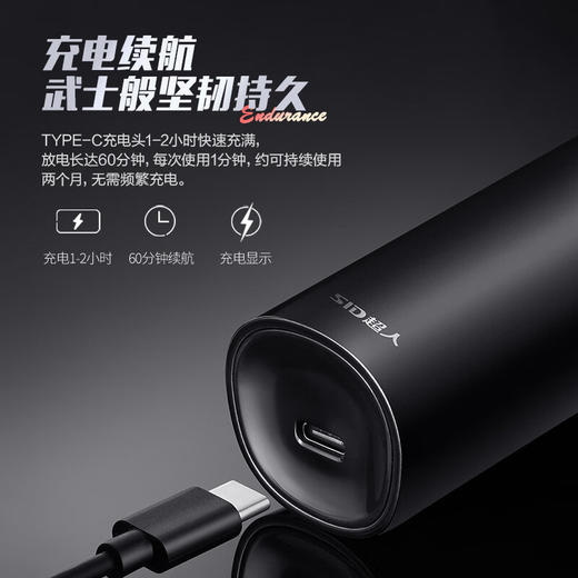 超人剃须刀电动刮胡刀男士智能全身水洗RS7375剃胡须子刀旅行便携 商品图7