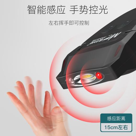 【积分】佳钓尼感应头灯钓鱼专用可充电强光超亮LED夹帽灯夜钓户外 商品图2