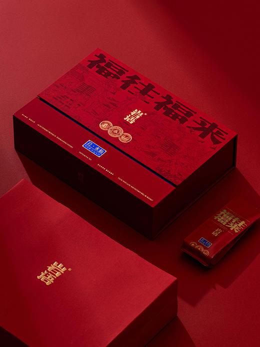岩语 福往福来水仙礼盒装 特级武夷岩茶中足火乌龙茶送礼153g 商品图2