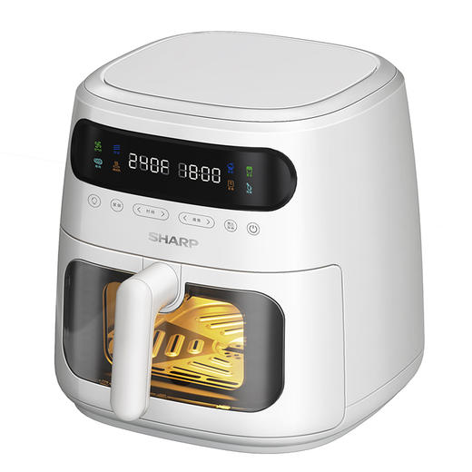 夏普 空气炸锅 8L 白色 KF-AF-E80VK-W 商品图1