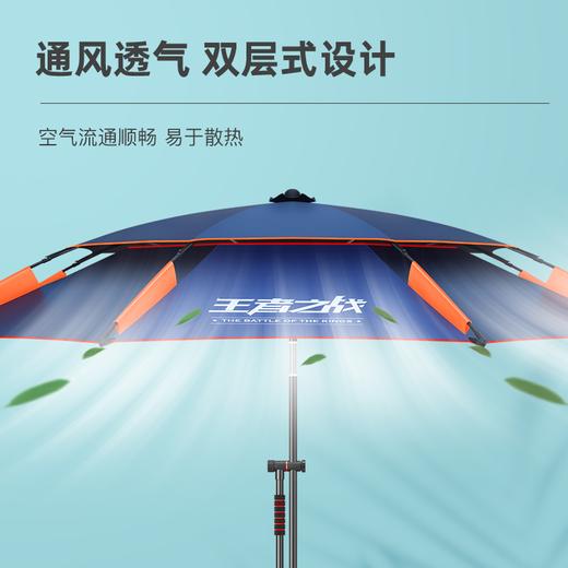 佳钓尼拐杖钓鱼伞加厚防晒垂钓遮阳万向防雨通风多功能轻量拐杖伞 商品图2