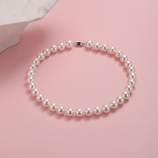 沐银时代 时尚叠戴珍珠项链  ME017+ME019 商品图3