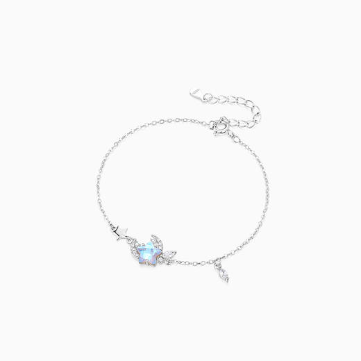 KADER卡蒂罗 繁星伴月手链 女925银小众设计锁骨链生日礼物2023新款爆款 商品图1