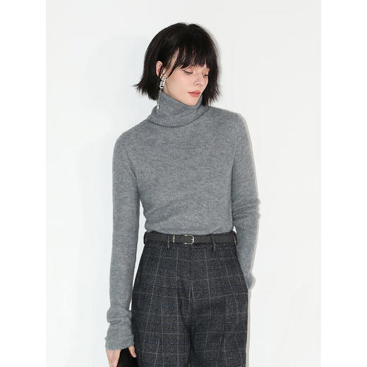 COCOBELLA[人手N件]舒适baby触感多色针织衫高领打底衫MZ197 商品图3