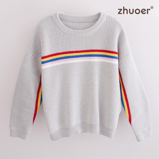 【秋冬毛衫】卓儿女童时尚全棉针织毛衫适合1.5岁-6岁 商品图5