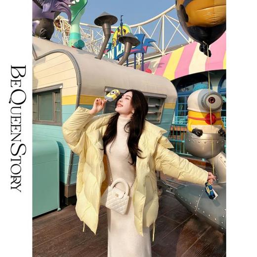 【孤品样衣，不退不换】【环球旅行家】300g+波兰进口白鹅绒长短款保暖羽绒服 商品图3