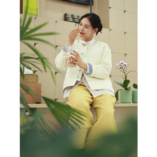 【2026东衣作】中式棉服（20802148B山矾） 商品图2