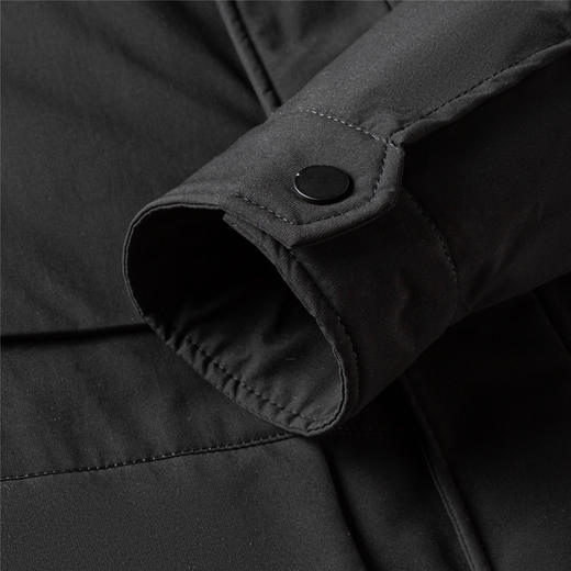 【85鸭绒】罗蒙秋冬中长款羽绒服外套男士休闲可拆卸帽子保暖羽绒服男外套 商品图9