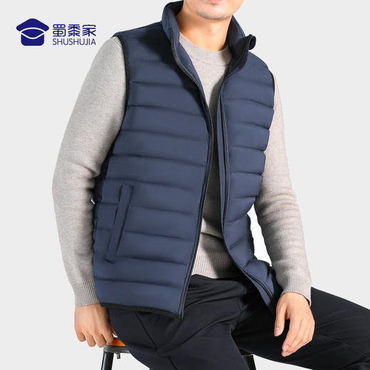 【通勤羽绒马甲/清仓】防钻绒马甲通道布无袖羽绒外套 商品图0