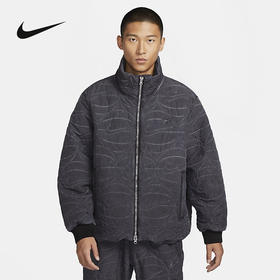 【库存有限 无货将做退款】Nike/耐克男子棉服冬新款梭织宽松保暖立领外套教练夹克FB7102-010