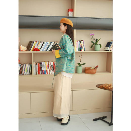 【抖音专属】双层阔腿裤（20709381-杏子） 商品图2