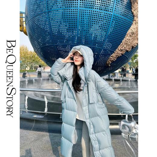 【孤品样衣，不退不换】【环球旅行家】300g+波兰进口白鹅绒长短款保暖羽绒服 商品图2