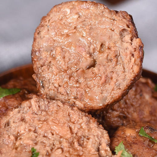 奖品：佰德隆红烧狮子头猪肉丸子500g/罐  四喜丸子 熟食加热即食肉罐头方便菜  3分钟加热即食，名厨精心研制，操作简单 商品图3