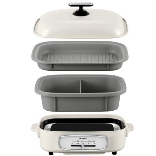 夏普 多功能锅 4.5L 白色 KX-AN45L-C 商品图1