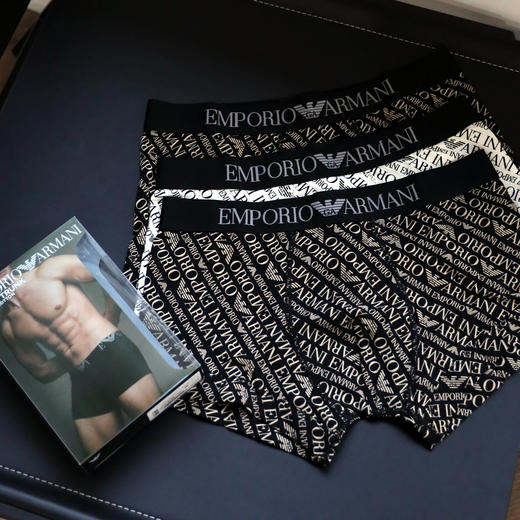 E.7 平角内裤 三条一盒装 PJ792 商品图0