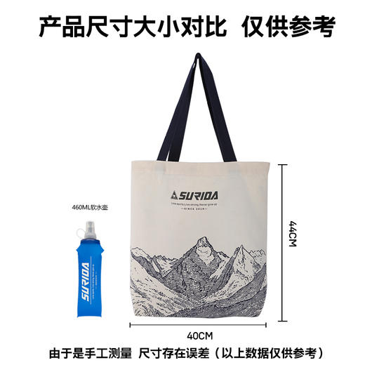 速力达男女运动休闲手提包托特包大容量通勤腋下帆布包 商品图3