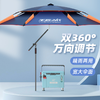 佳钓尼拐杖钓鱼伞加厚防晒垂钓遮阳万向防雨通风多功能轻量拐杖伞 商品缩略图0