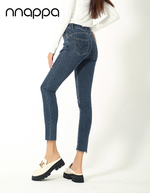 弹力牛仔铅笔裤DX21703 商品图5