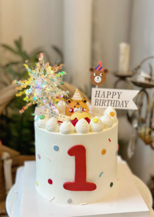 宝贝周岁蛋糕，虎虎生威，请提前48小时以上预定 商品图1