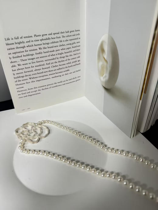 北京仓｜Petra Dömling-Douceur-花朵 珍珠 长项链［德国设计师］ 商品图1