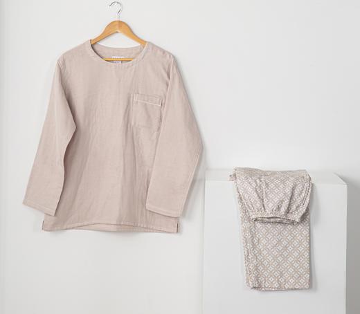 七諨丝柔纺男休闲套装BE 商品图0