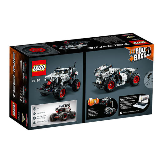 乐高机械组 拼搭猛犬卡车+飞速越野赛车两种造型 机械拼搭 话是特技动作 42150机械组猛犬卡车模型积木 商品图1