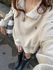 超火！女生穿也超好看~老钱休闲风~RL polo拉夫劳伦男士半拉链棉线翻领针织衫 商品缩略图4