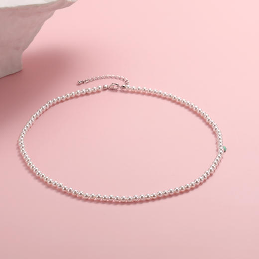 沐银时代 时尚叠戴珍珠项链  ME017+ME019 商品图5