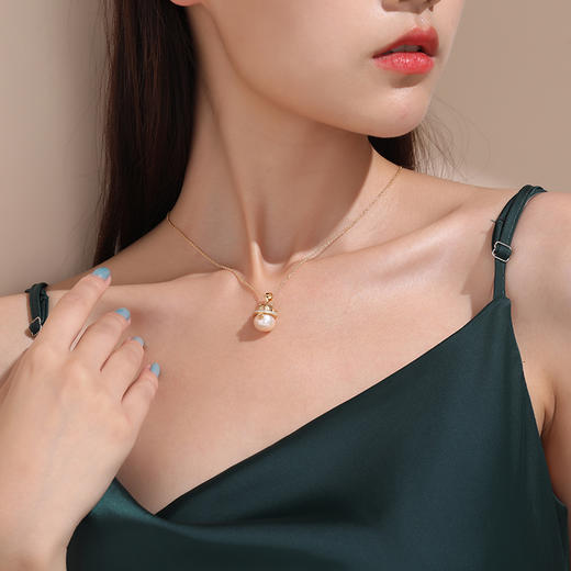 沐银时代 《招财猫》一代珍珠项链 TJ-0012+《吉祥猫》二代珍珠项链 TJ-0212 商品图0