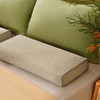 北欧简约格纹长方枕全荞麦壳纯棉护颈枕 商品缩略图1