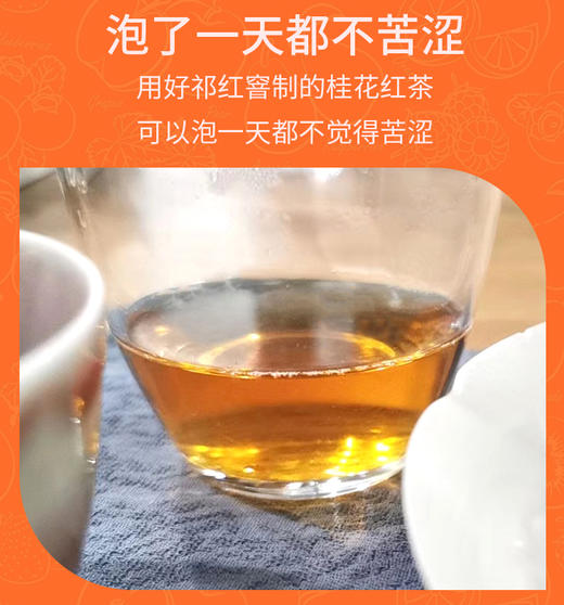 野桂花祁红 75克 野桂花香高 红茶味浓 简装/随手礼 商品图3
