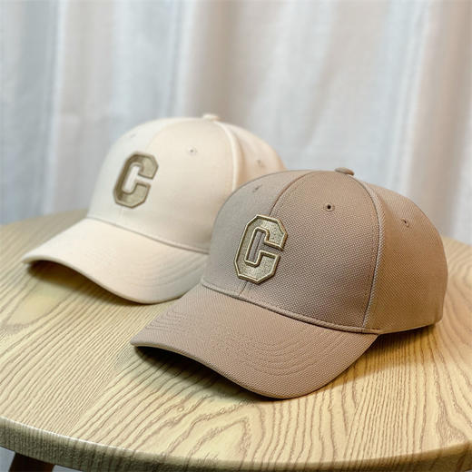 「三色可选！立体字母」新款大C立体字母棒球帽 情侣鸭舌帽男女遮阳帽潮配饰 商品图2