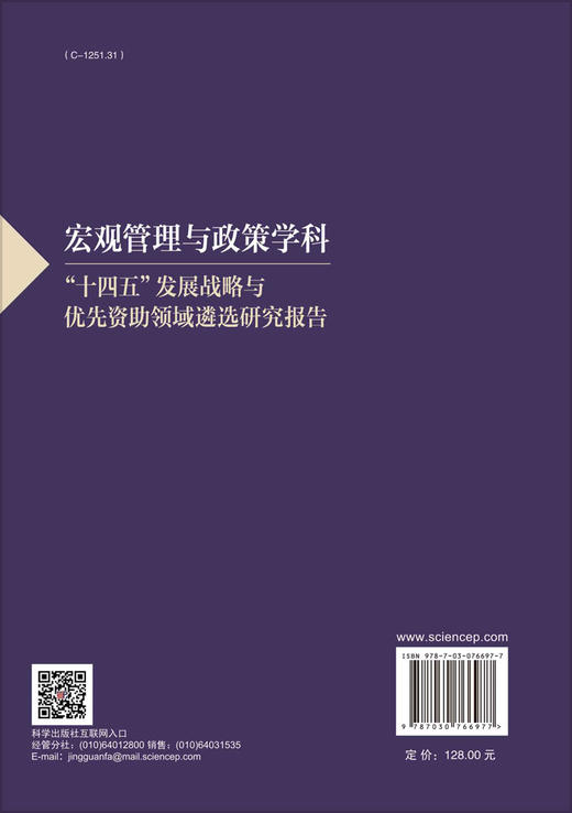 宏观管理与政策学科“十四五”发展战略与优先资助领域遴选研究报告 商品图1