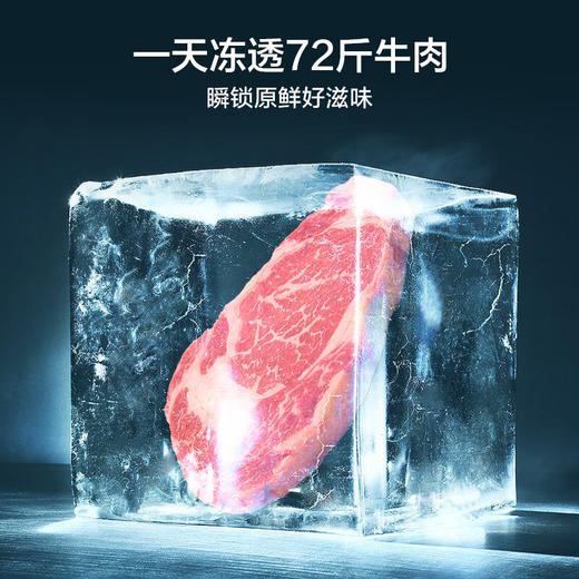 美的 301升 商用 家用 卧式大冷冻 囤货冰柜 大容量 冷藏冷冻转换冷柜 卧式冰箱 BD/BC-301KMXD(E) 商品图7