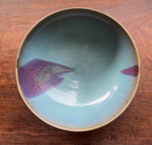 钧窑紫红斑天青釉大碗，顺丰包邮 商品图13