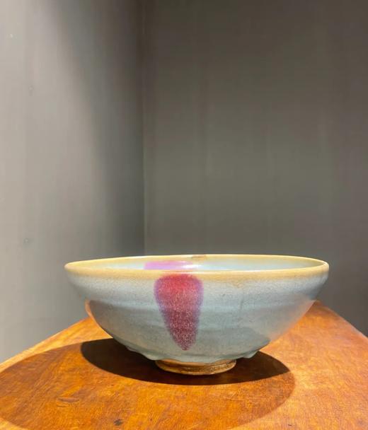 钧窑紫红斑天青釉大碗，顺丰包邮 商品图0