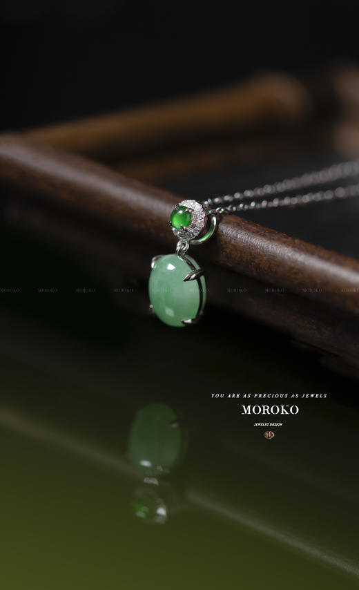 寒月套系「项链&耳钉」 商品图3