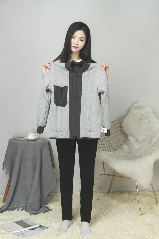 棉小伙糯米版棉衣  男女同款 柔软舒适弹力大 可内穿.可外穿.可机洗.不臃肿 商品图3