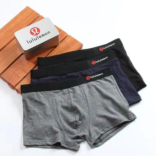 LL男士平角纯棉内裤一盒三条金属盒装 商品图0