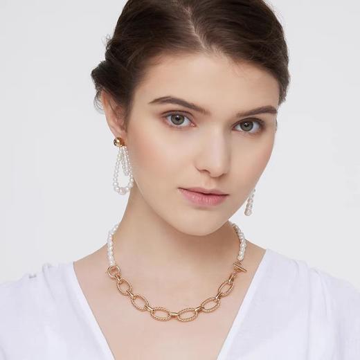 法国St Dore朵蕊 · 镂空织纹珍珠项链 手链两用 2023新款厚镀18k金｜品牌直发 商品图0