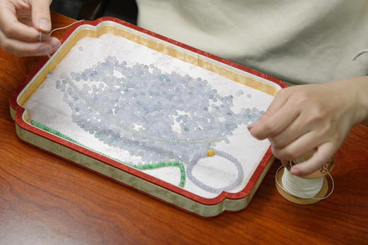 紫气东来｜翡翠算盘珠手链 商品图8