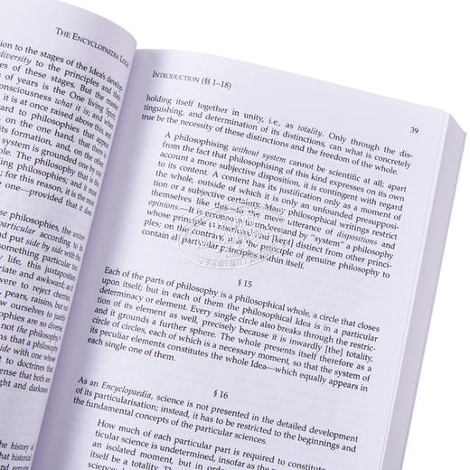 【中商原版】小逻辑 黑格尔 英文原版 G W F HegelThe Encyclopaedia Logic Part I of the Encyclopaedia 商品图2