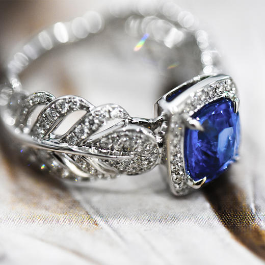 蓝之羽蓝宝石戒（需定制） 商品图0