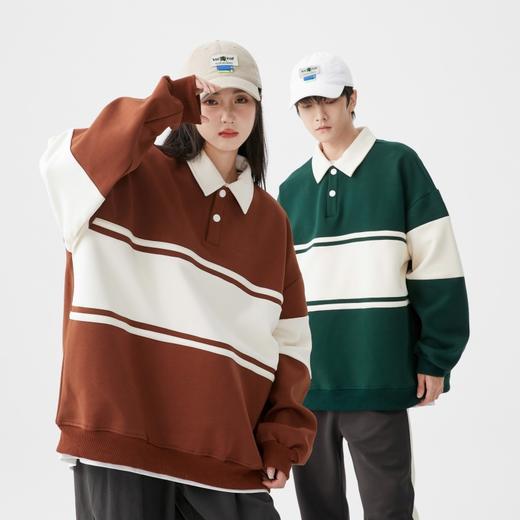 【简约国潮时尚❗️宽松情侣卫衣】秋季新款日常休闲男士上衣韩版圆领套头男女男士父亲节礼物新年礼盒年货礼盒 商品图3