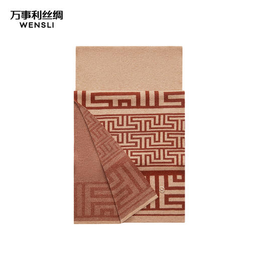 万事利“如意连云”羊毛围巾 商品图2