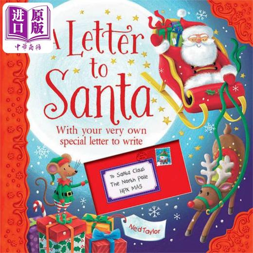 【中商原版】A Letter to Santa 给圣诞老人的信 英文原版 进口图书 儿童绘本 故事图画书 商品图0