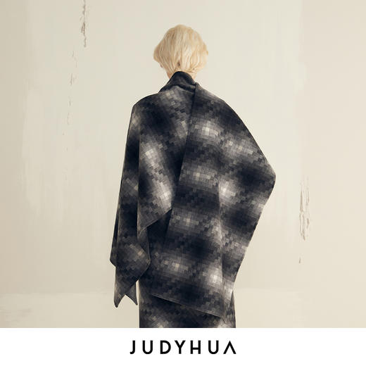 JUDYHUA 色块晕染披肩 商品图2