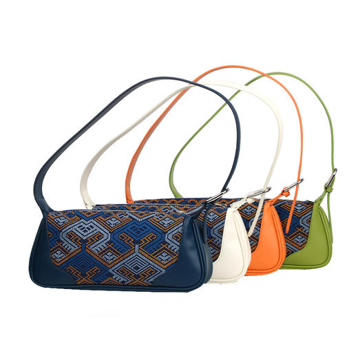 深山集市黎锦腋下包民族风国潮单肩包 商品图3