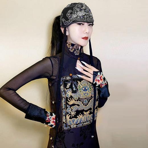 杨丽萍老师同款 | 扶桑织锦绣花半指手套 商品图2