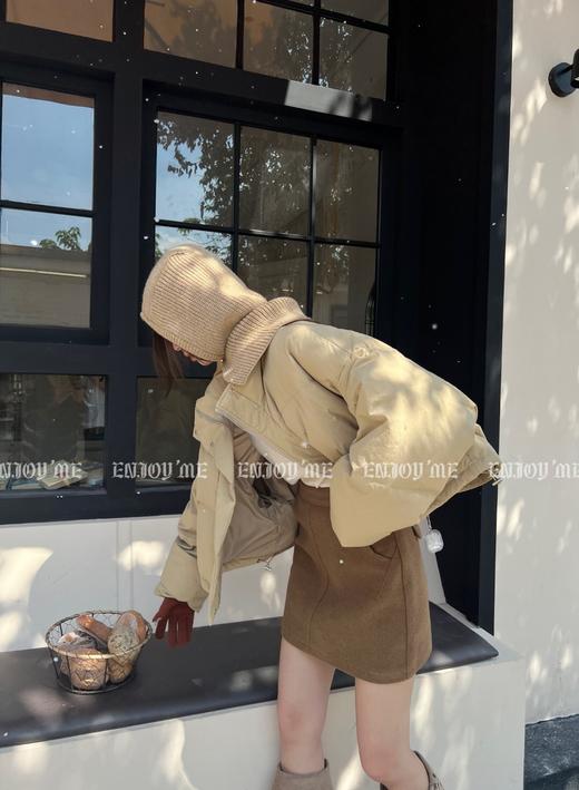 【门店同款】冬季派对复兴-气质毛呢短半裙 154875088 商品图3